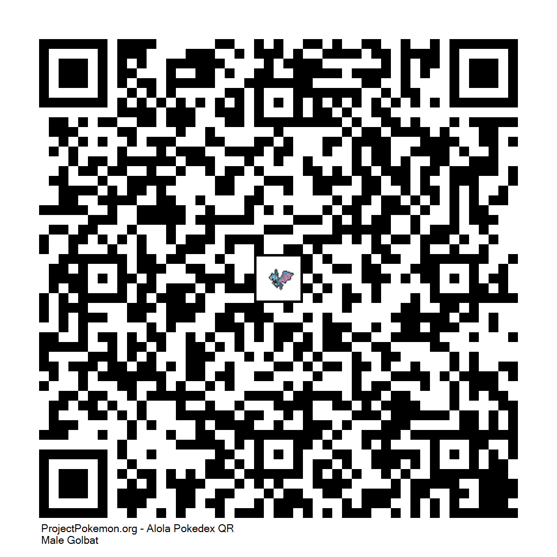 Cdigo QR de Golbat